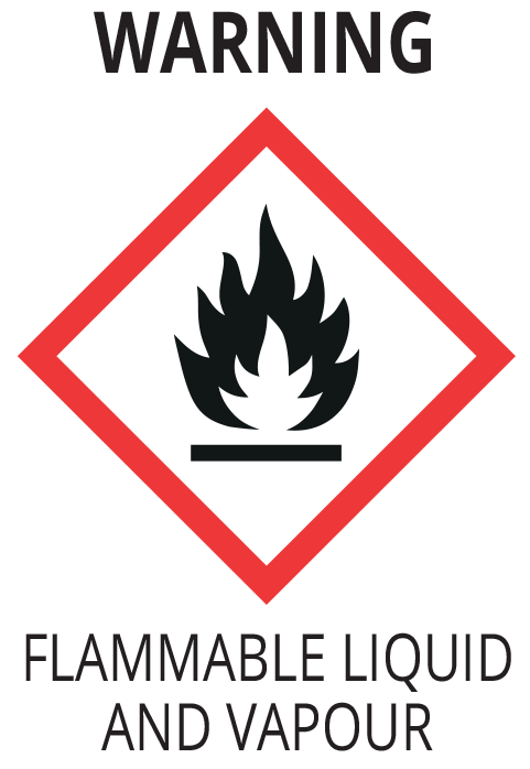 Warning - Flammable liquid